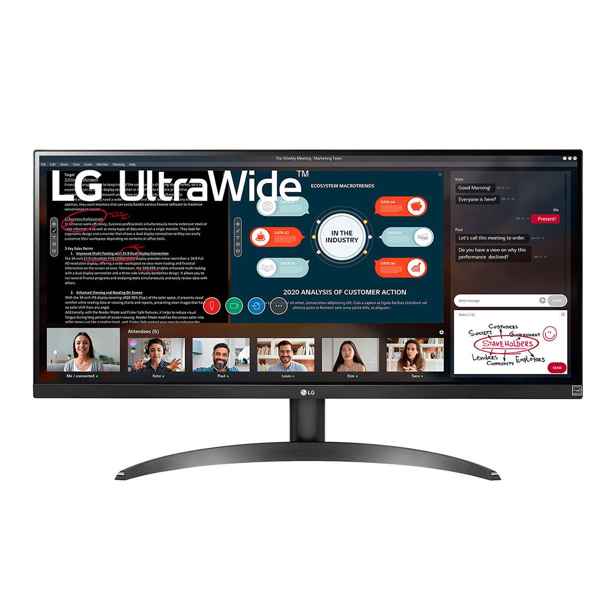 Monitor LG UltraWide 29WP500-B IPS 29 UW-UXGA 21:9 75Hz FreeSync 1